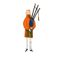 annmacleod4a37 traditional gaelic pipes gaidhlig Sticker