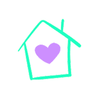 adulariadcv heart work home casa Sticker