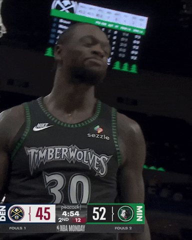 Nba Smirk GIF by Minnesota Timberwolves
