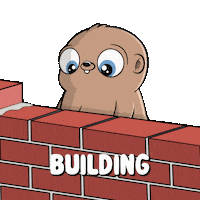 Brick By Brick House Sticker by Fugz Official