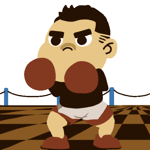 Angry Fight Sticker