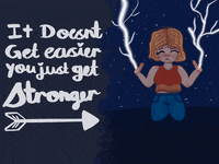 Aisha_Luv lightning inspirational inner strength GIF