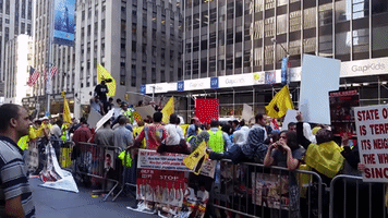 NYC Protesters Call for Justice on Anniversary of Rabaa Massacre