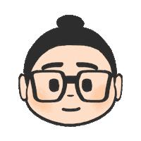 Eye Glasses Smile Sticker