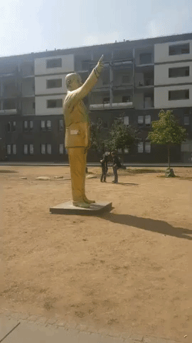 Wiesbaden Biennale Statue of Erdogan Draws Anger