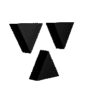 Rotating Triangle Sticker by Gemeente Wuustwezel