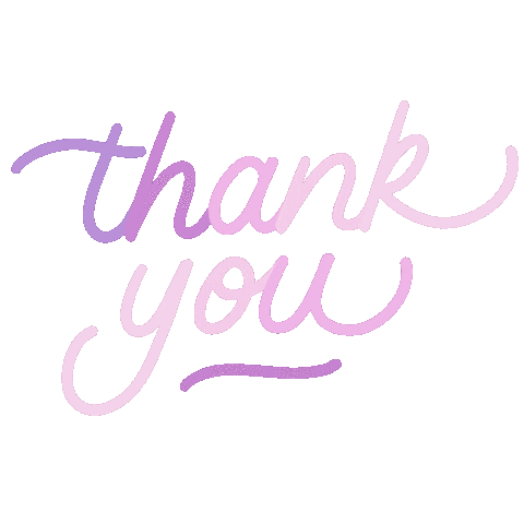 Thanks Sticker by Maggie Chen