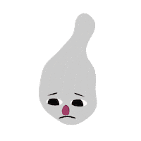 Sad On Fire Sticker by Holler Studios