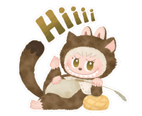Cat Naptime Sticker by popmartglobal