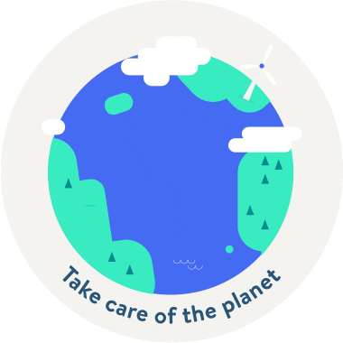 Take Care Planet Sticker by Earth Day Canada