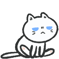 Sad Cats Sticker