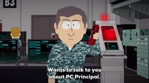 red button telephone GIF by South Park 