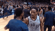 Nba Playoffs Hug GIF by NBA