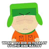 This Is Stupid Kyle Broflovski Sticker by South Park