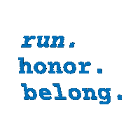 wearbluer2r running go blue wear blue wear blue run to remember Sticker