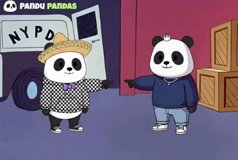 Pointing GIF by Pandu Pandas