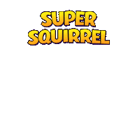 Energy Squirrel Sticker by Hugo.fm