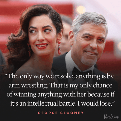 george clooney love GIF by PureWow