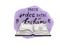 Heart Book Sticker by Mysľomágovia