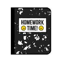 Studying Back To School Sticker by Jessica Lau