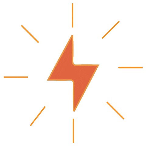 SeeSparkGo dog fire ssg lightning Sticker