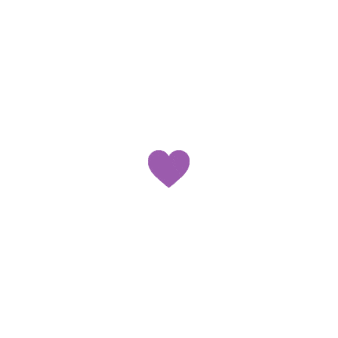 In Love Heart Sticker by Kamila Zaczek-Klimek