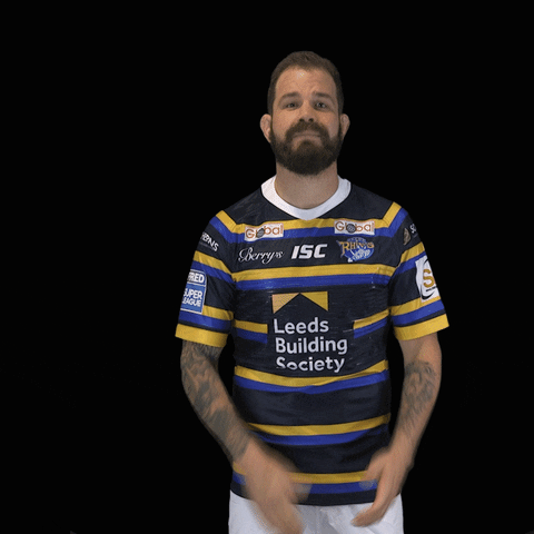 Well Done Clap GIF by Leeds Rhinos
