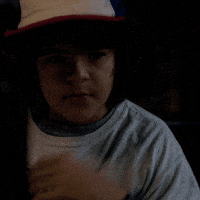 strangerthings season 1 stranger things dustin nose wipe GIF