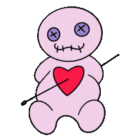 In Love Halloween Sticker
