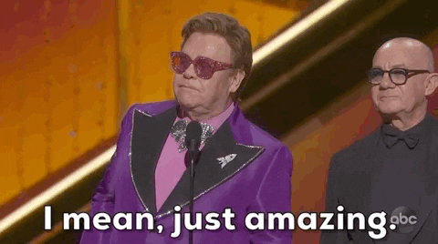 Elton John Oscars GIF by The Academy Awards