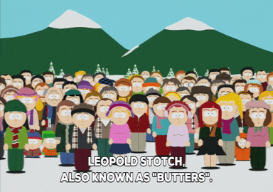 search party butters GIF by South Park 