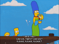 splashing bart simpson GIF