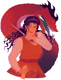 Ancient Greece Pink Sticker by Flora