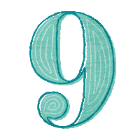 Number Sticker by Art Gallery Fabrics