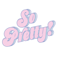 Text Pastel Colors Sticker
