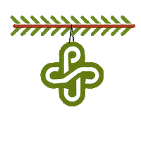 cat christmas Sticker by Portland State University