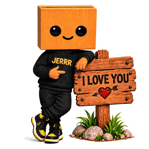 I Love You Sticker by JERRR Box