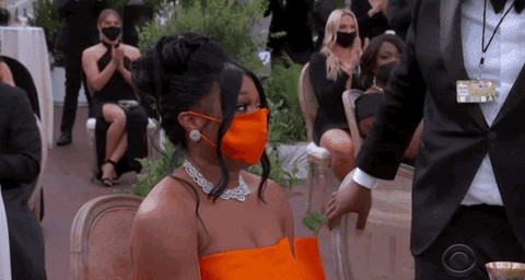 Shocked Mask GIF by Recording Academy / GRAMMYs