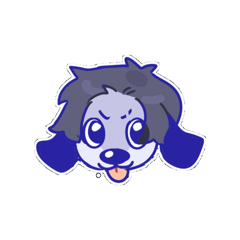 kodomoppoi happy silly perrito bleh Sticker