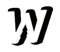 w Sticker by WIPco