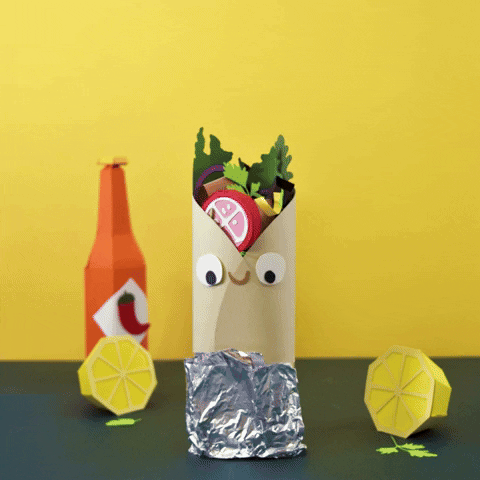 Burrito GIF by GIPHY Studios 2023