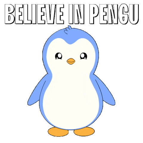 Believe Sticker by Pudgy Penguins
