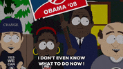celebration obama GIF by South Park 