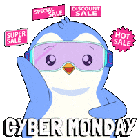 Add To Cart Black Friday Sticker by Pudgy Penguins