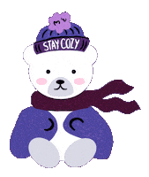 Stay Warm Cold Weather Sticker by Jessica Lau