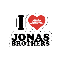 Jonas Brothers Sticker by Honda Center