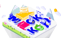 mokkojikorea mokkojikorea mokkoji Sticker