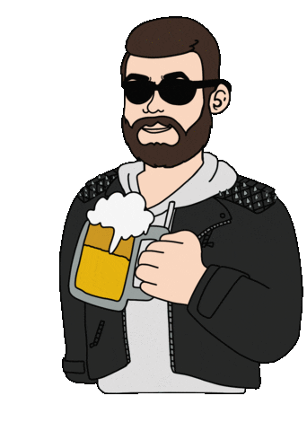 Party Beer Sticker