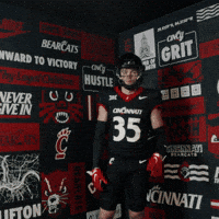 Cincinnati Football Drew GIF by Cincinnati Bearcats