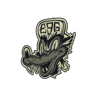 Work Wolf Sticker by E9G